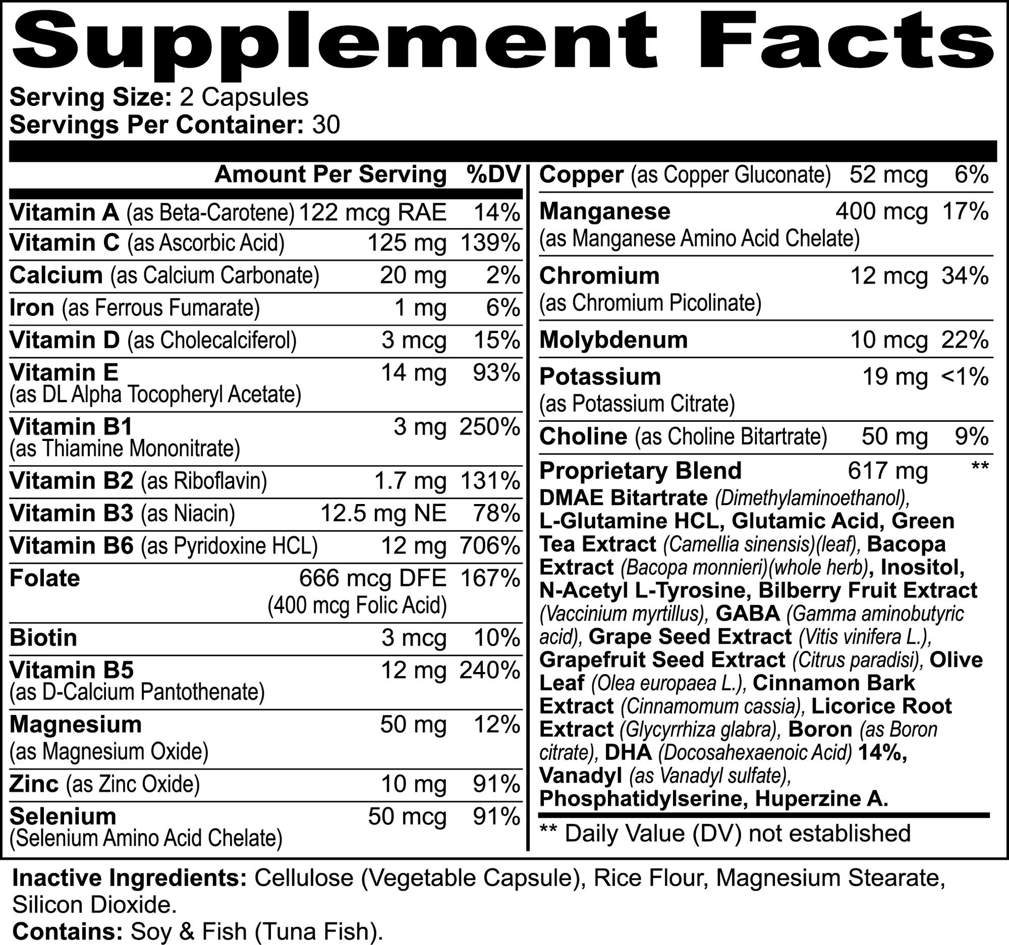 Nootropic Brain & Focus