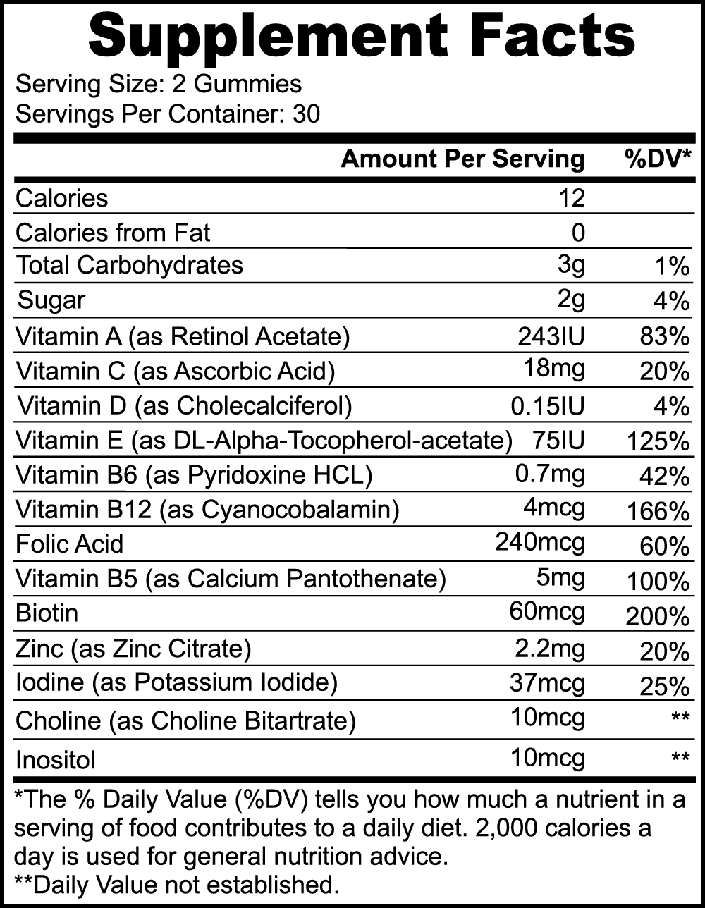 Adult Multivitamin Gummies